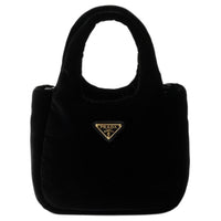 PRADA Fabric One Shoulder Handbags Mini Women's Black