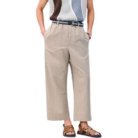 HERMES Casual Pants Regular Fit Men's Khaki
