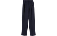 Loro Piana Amon Trousers Casual Pants Women's Marine Blue