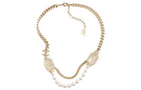 CHANEL Necklaces Women's Gold