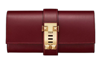 HERMES Medor Tadelact Leather Clutch Women's 55 RougeH Hermes Red