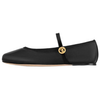 LOUIS VUITTON Romy Flat Mary Jane Shoes Women's Black