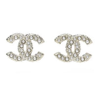 CHANEL Metal Earrings Women's Gold