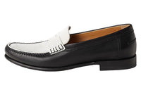 HERMES Kennedy Loafers Women's Black White