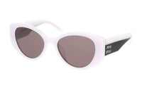 MIU MIU - Irregular Shape Sunglasses Women's White