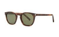 SAINT LAURENT Acetate Round Sunglasses Women's Brown