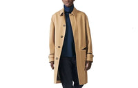 HERMES Coats Men Brown