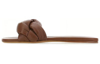 MIU MIU Quiet Slide Slippers Women's Brown