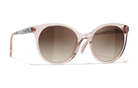 CHANEL Sunglasses Unisex Gradient Brown