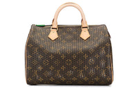 LOUIS VUITTON Speedy Canvas Leather Pillow Bag Handbag Women's Brown