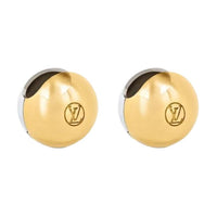 LOUIS VUITTON Brass Earrings Women's Gold/Silver