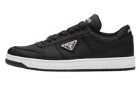 PRADA Re Nylon Gabardine Low Top Sneakers Black Black White