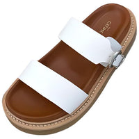 CELINE Slide Slippers Women's White
