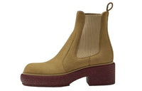 HERMES Forever 30 Short Chelsea Boots Women's Light Brown