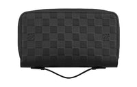 LOUIS VUITTON Infini Leather Cow Leather Lining Clutches Wallets Large Size Men's Black