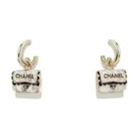 CHANEL - Earrings Women's Black White