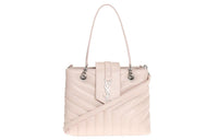 SAINT LAURENT Cow Leather Handbag Shoulder Bag Regular Women's Light Pink