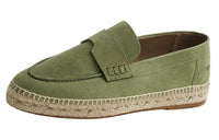 HERMES Casual Single Shoes Women's Green