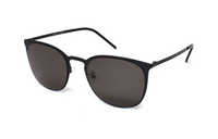 SAINT LAURENT Irregular Shape Sunglasses Men's Black