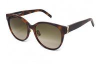 SAINT LAURENT Square Rounded Frame Sunglasses