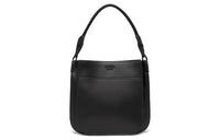 PRADA Cow Leather Handbag Shoulder Bag Women's Black