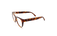 CELINE Acetate Irregular Shape Eyeglass Frames Men's Tortoiseshell