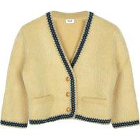 CELINE Jackets Coats Women's Light Yellow