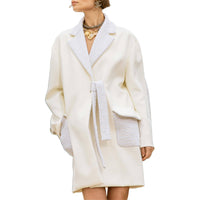 CHANEL Coats Women's White