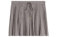 CELINE Casual Short Skirts Women's Gray