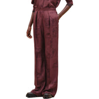 HERMES FW24 Casual Pants Women's Rogue Red
