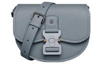 DIOR Grained Calfskin Messenger Bag Shoulder Bag Crossbody Bag Mini Men's Blue