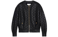 CELINE Leather Jackets Women's Black