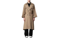 SAINT LAURENT Trench Coat Men's Light Brown
