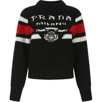 PRADA Cashmere Sweaters Women's Black