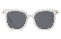 MIU MIU Acetate Square Sunglasses Women's White