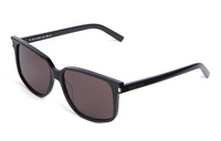 SAINT LAURENT Irregular Shape Sunglasses Unisex Black