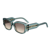 DIOR Acetate Irregular Shape Sunglasses Women's Transparent