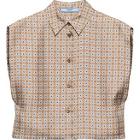 PRADA SS24 Shirt Women's Camel Brown