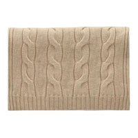 Loro Piana Lambs Cashmere Knit Scarves Women's Umber