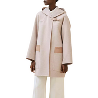 HERMES FW24 Coats Women's Beige
