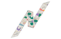 DIOR Silk Scarves Women's White