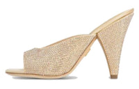 LOUIS VUITTON Rubber Sole Slip-Resistant Slide Slippers Women's Gold