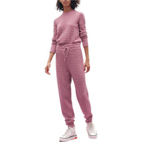 HERMES Knitted Sweatpants Women's Rose Pink