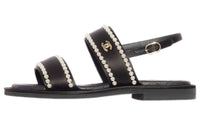 CHANEL Stylish Sandals Women's Black