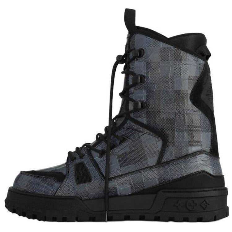 LOUIS VUITTON Trainer Short Snow Boots Men's Black