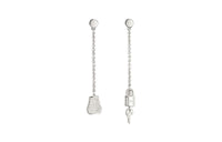 HERMES Earrings Women's White