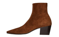 SAINT LAURENT Ankle Boots Men's Dark Brown