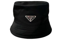 PRADA Recycled Nylon Bucket Hats Men's Black