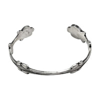 SAINT LAURENT Brass Bangles Women's Silver