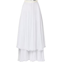 LOUIS VUITTON Fluid Silk Tiered Skirt